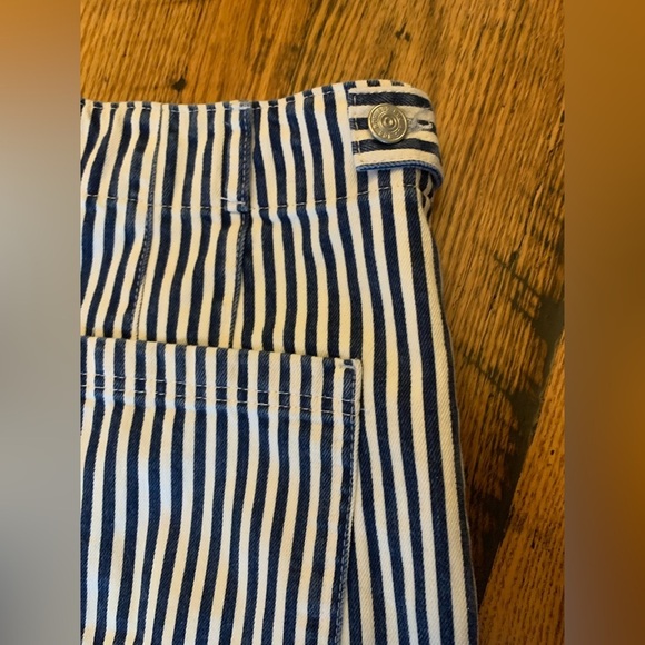 BDG Urban outfitters shorts, denim striped jean shorts , high waisted - Picture 5 of 9